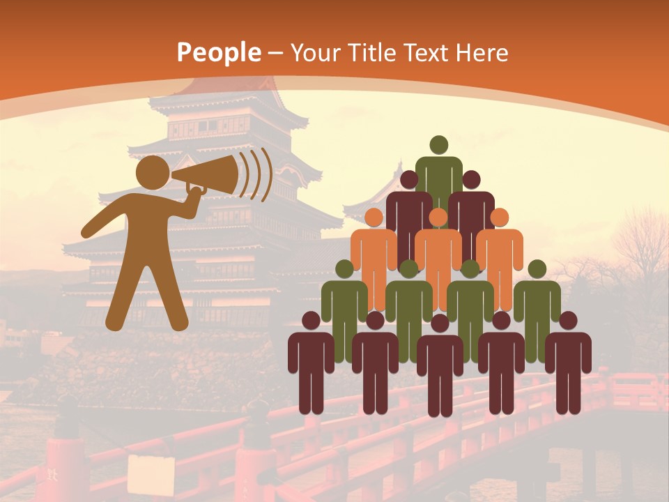 Fortification Asian Unesco PowerPoint Template