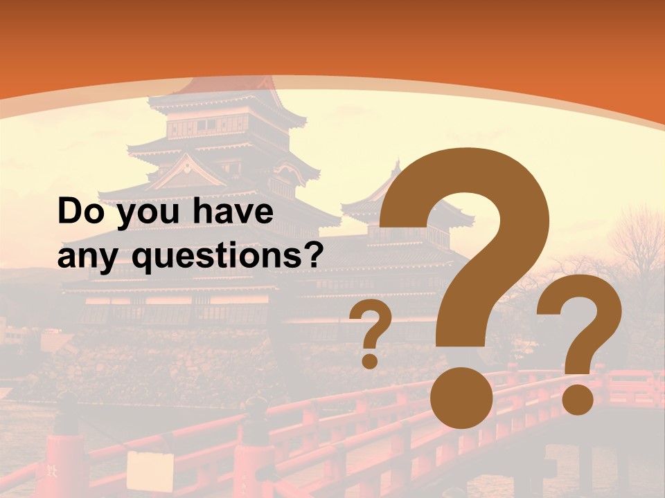 Fortification Asian Unesco PowerPoint Template