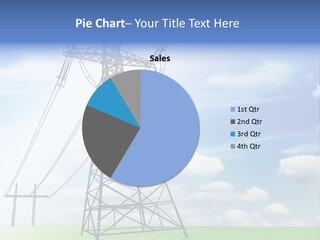 Industrial Pylon Industry PowerPoint Template