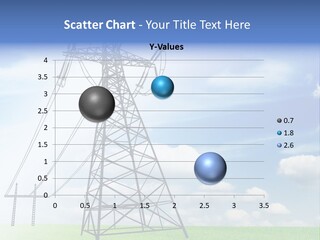 Industrial Pylon Industry PowerPoint Template