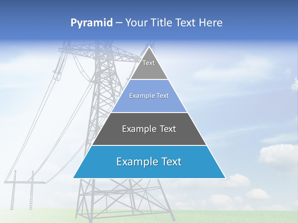 Industrial Pylon Industry PowerPoint Template