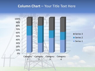 Industrial Pylon Industry PowerPoint Template