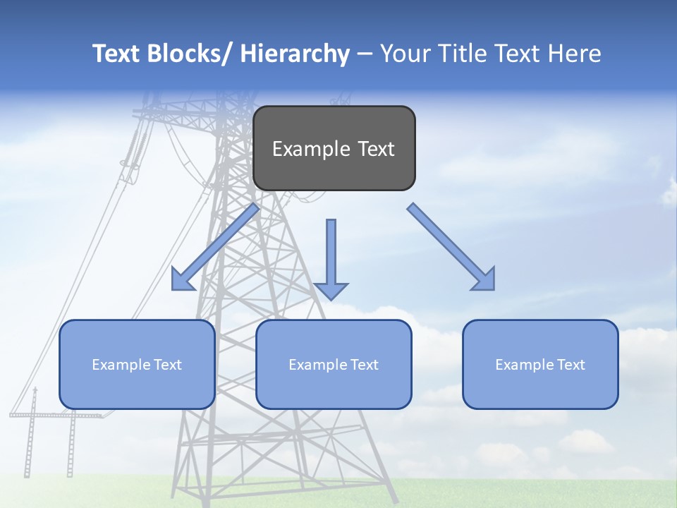 Industrial Pylon Industry PowerPoint Template
