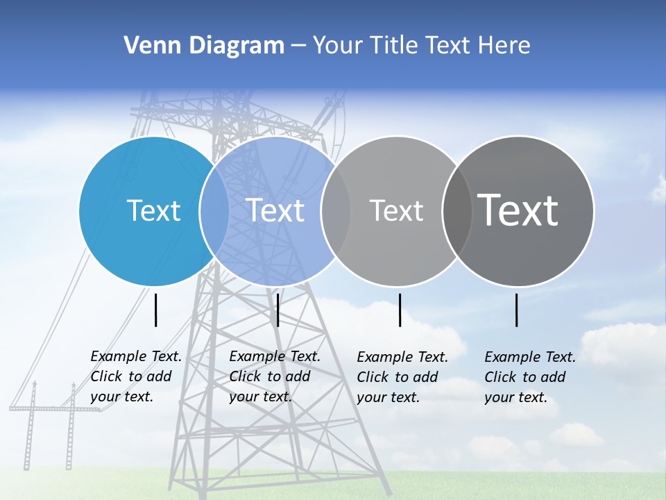 Industrial Pylon Industry PowerPoint Template