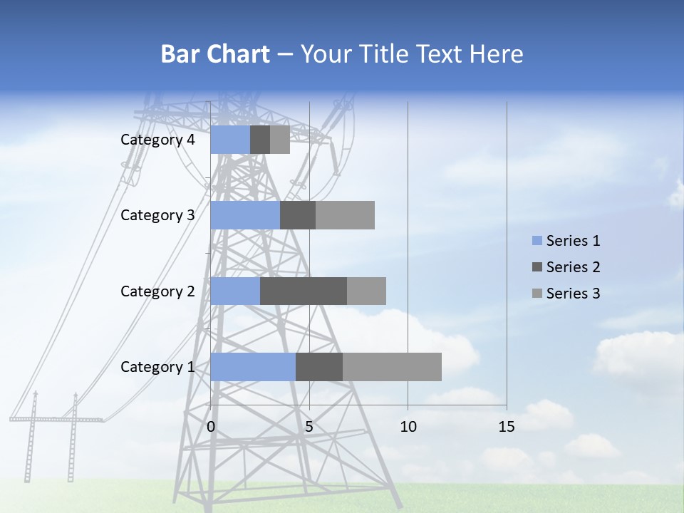Industrial Pylon Industry PowerPoint Template