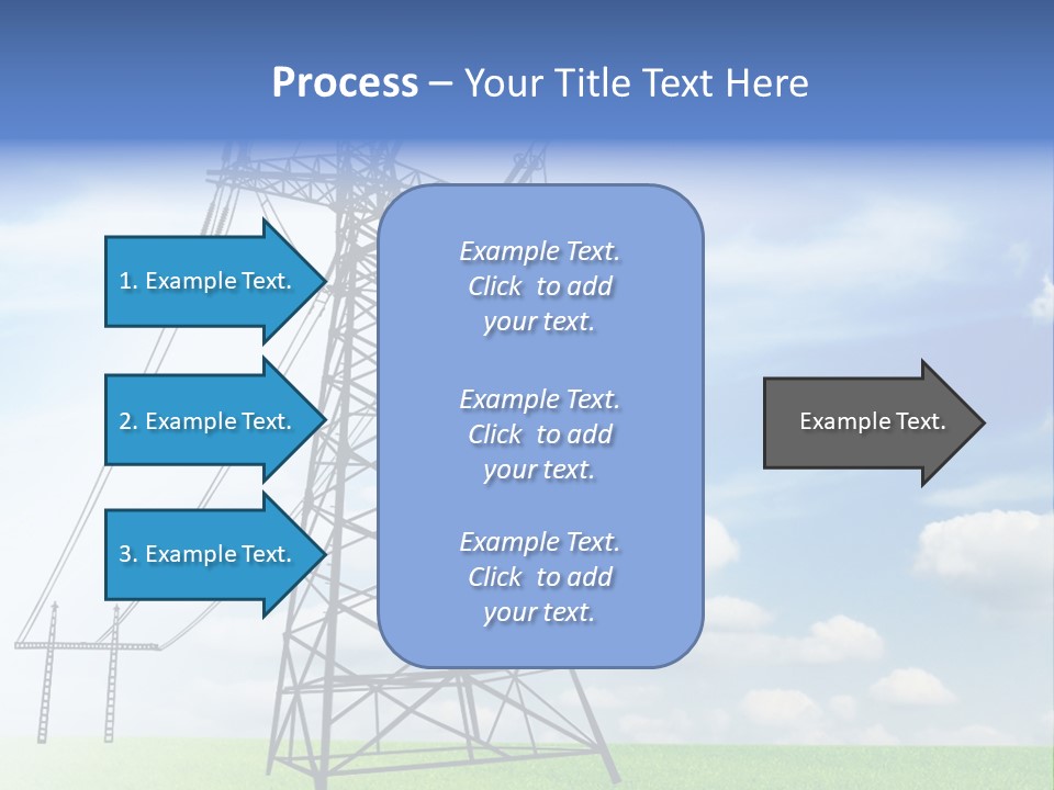 Industrial Pylon Industry PowerPoint Template