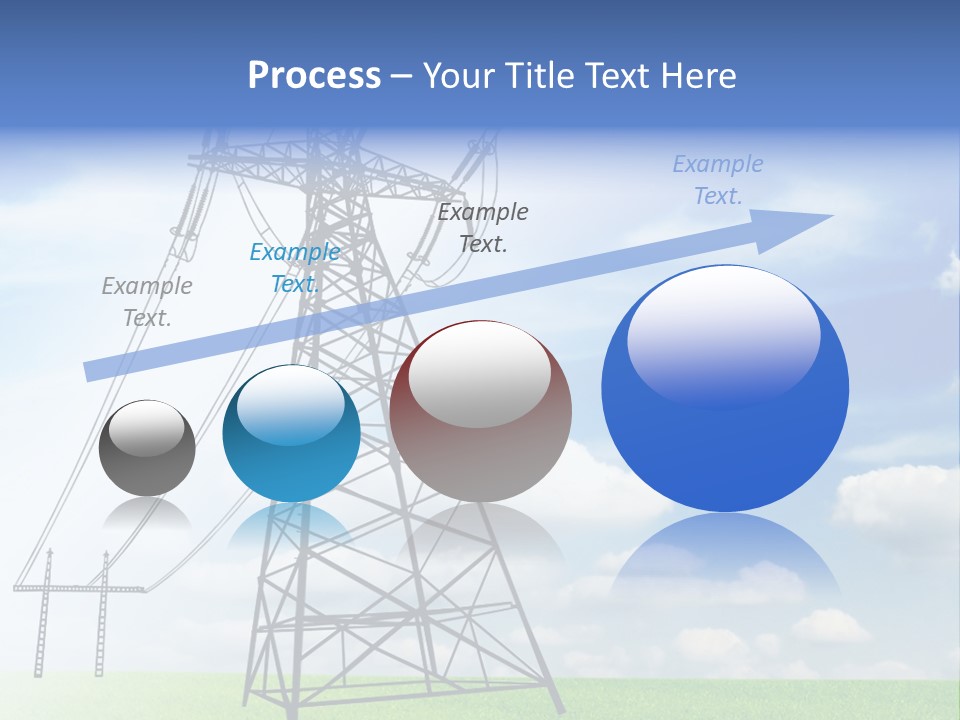 Industrial Pylon Industry PowerPoint Template