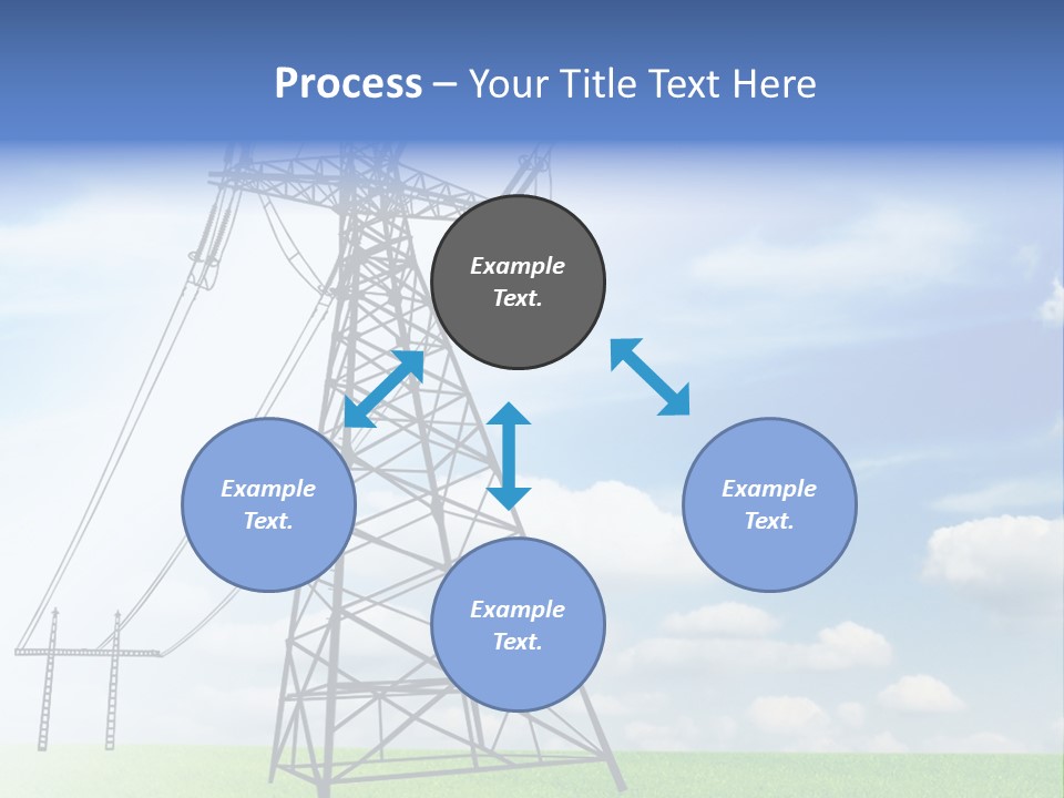 Industrial Pylon Industry PowerPoint Template