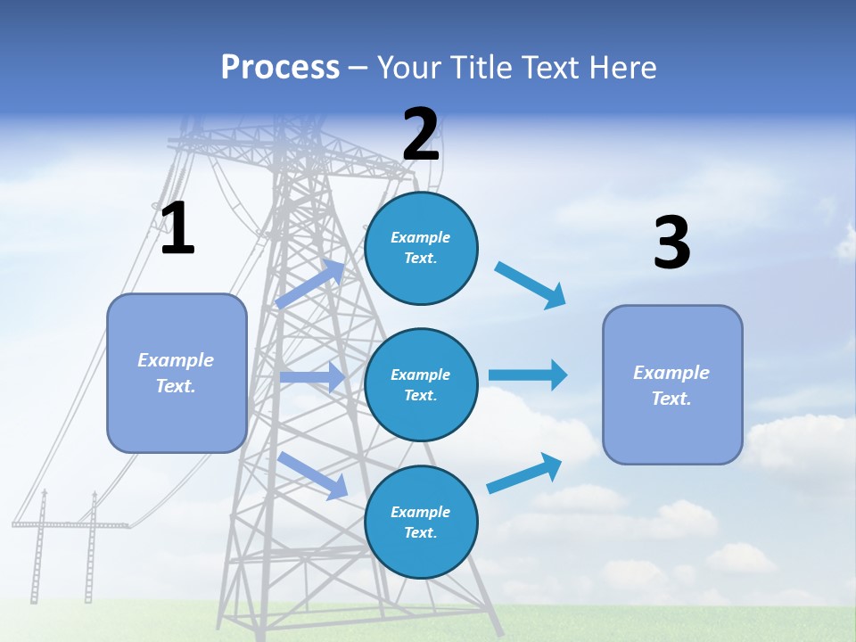 Industrial Pylon Industry PowerPoint Template