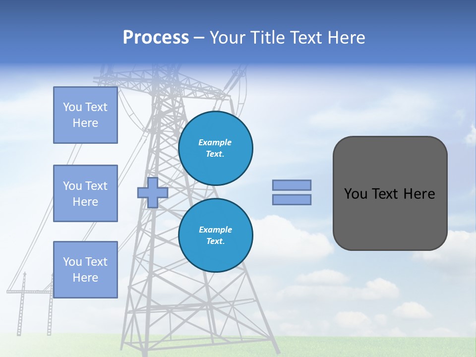 Industrial Pylon Industry PowerPoint Template