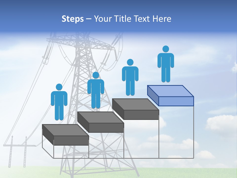 Industrial Pylon Industry PowerPoint Template
