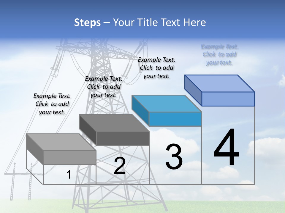 Industrial Pylon Industry PowerPoint Template