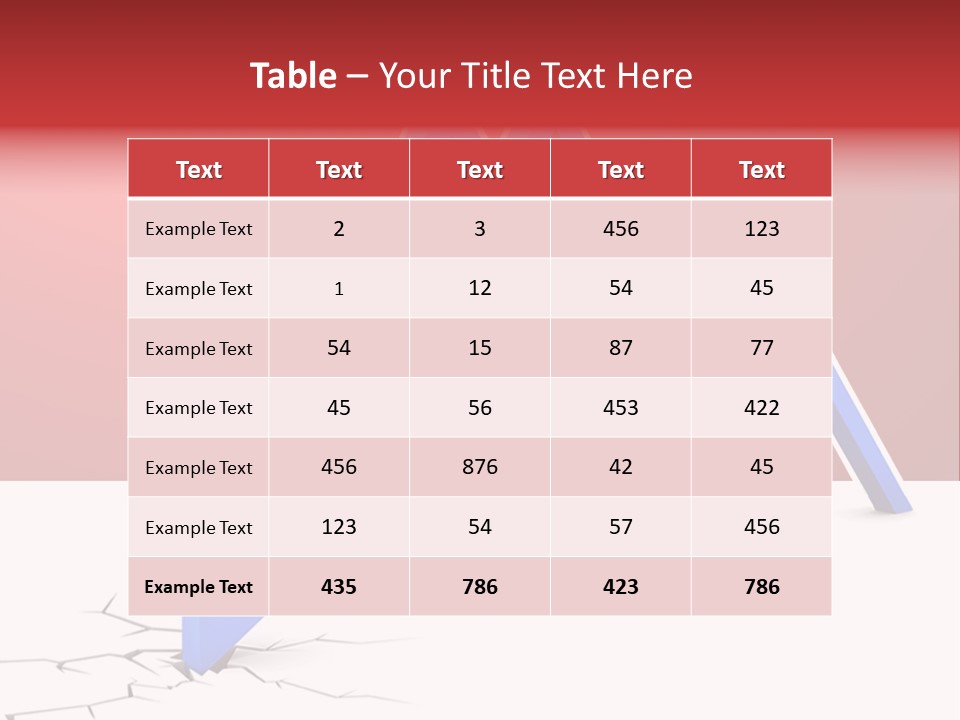 Account Failure Expense PowerPoint Template