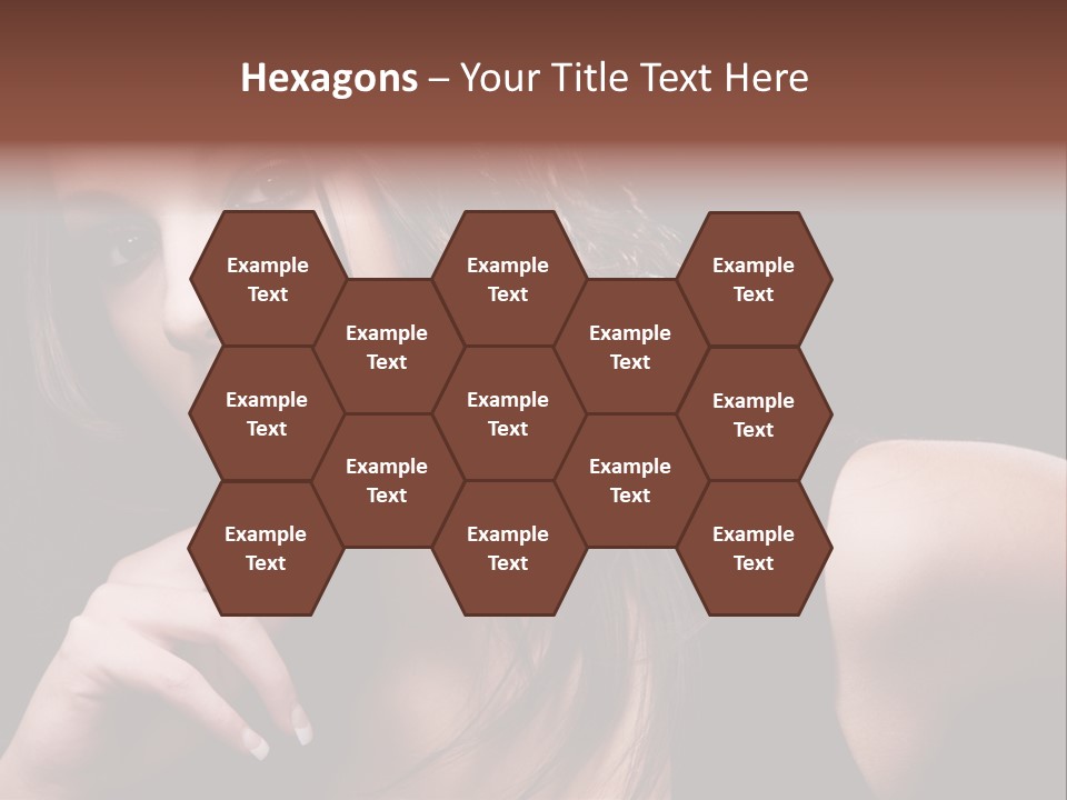 Curly White Cute PowerPoint Template