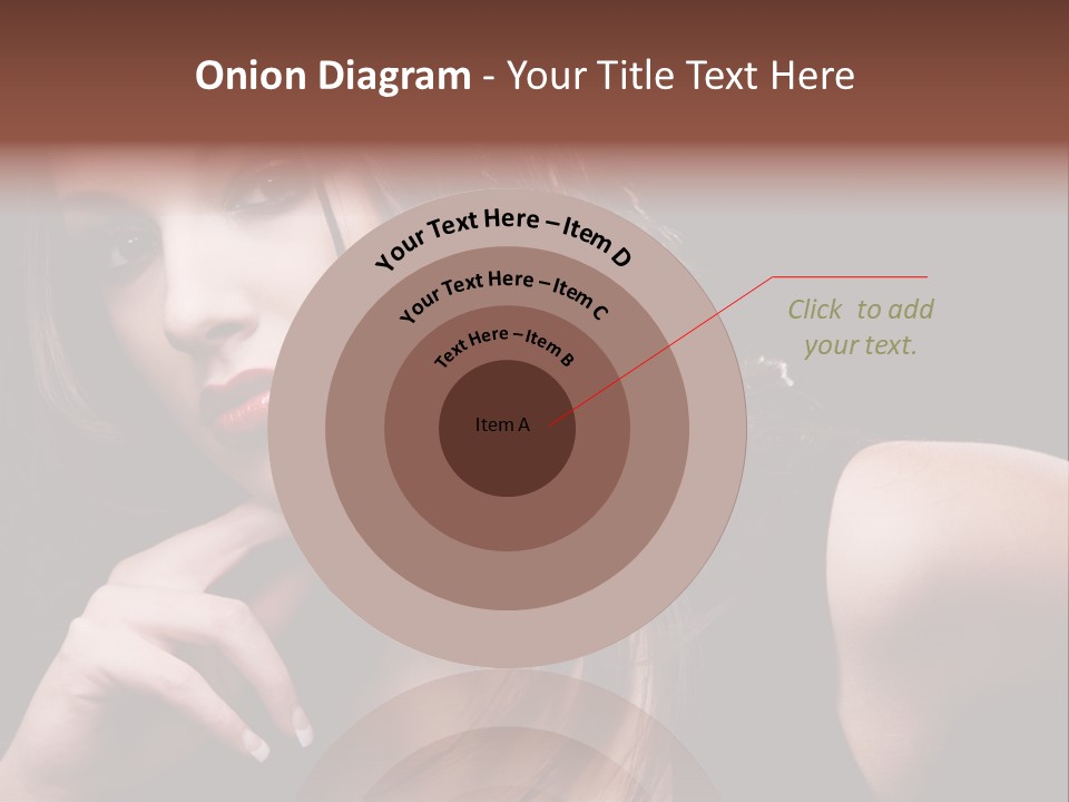 Curly White Cute PowerPoint Template