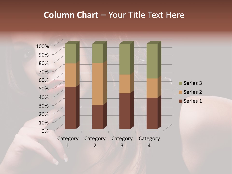 Curly White Cute PowerPoint Template