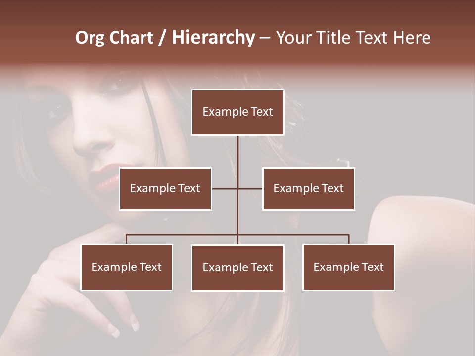 Curly White Cute PowerPoint Template