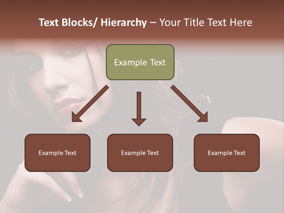 Curly White Cute PowerPoint Template