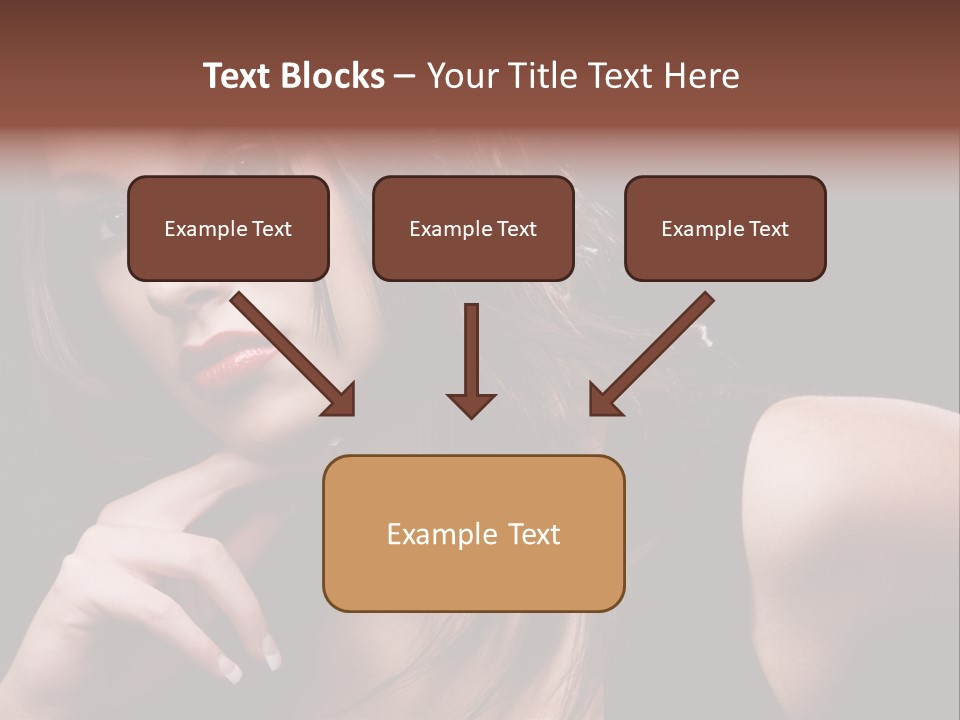 Curly White Cute PowerPoint Template