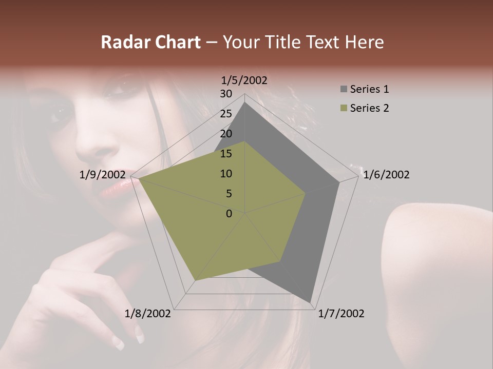 Curly White Cute PowerPoint Template