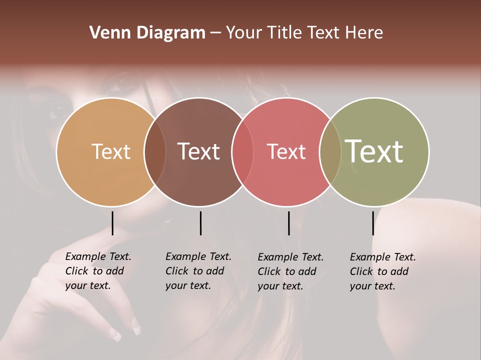 Curly White Cute PowerPoint Template