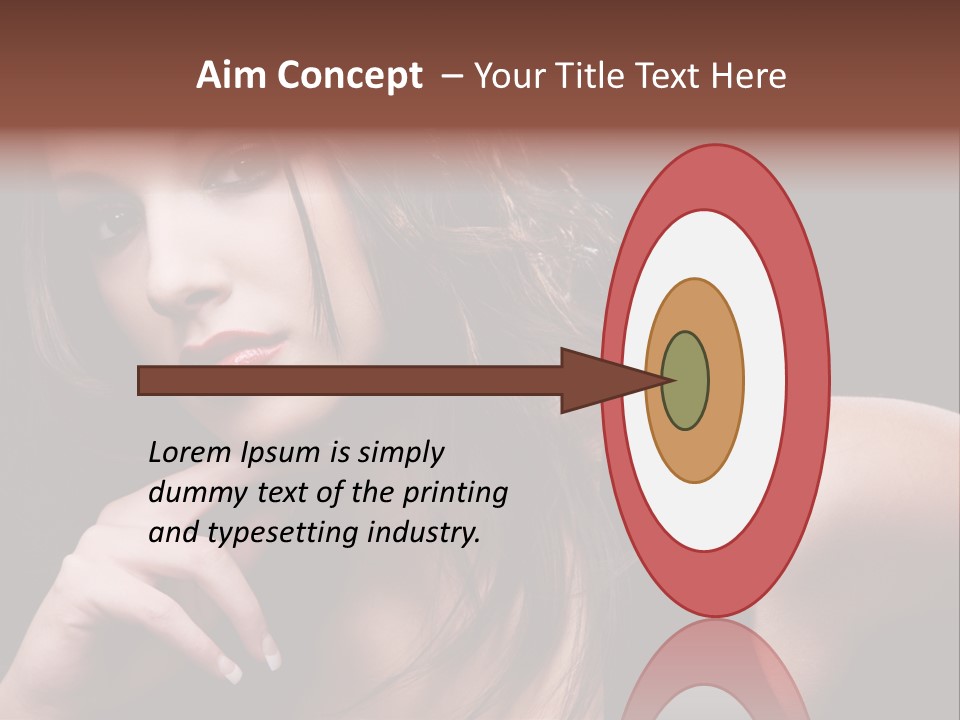 Curly White Cute PowerPoint Template