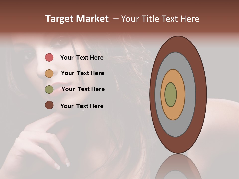 Curly White Cute PowerPoint Template