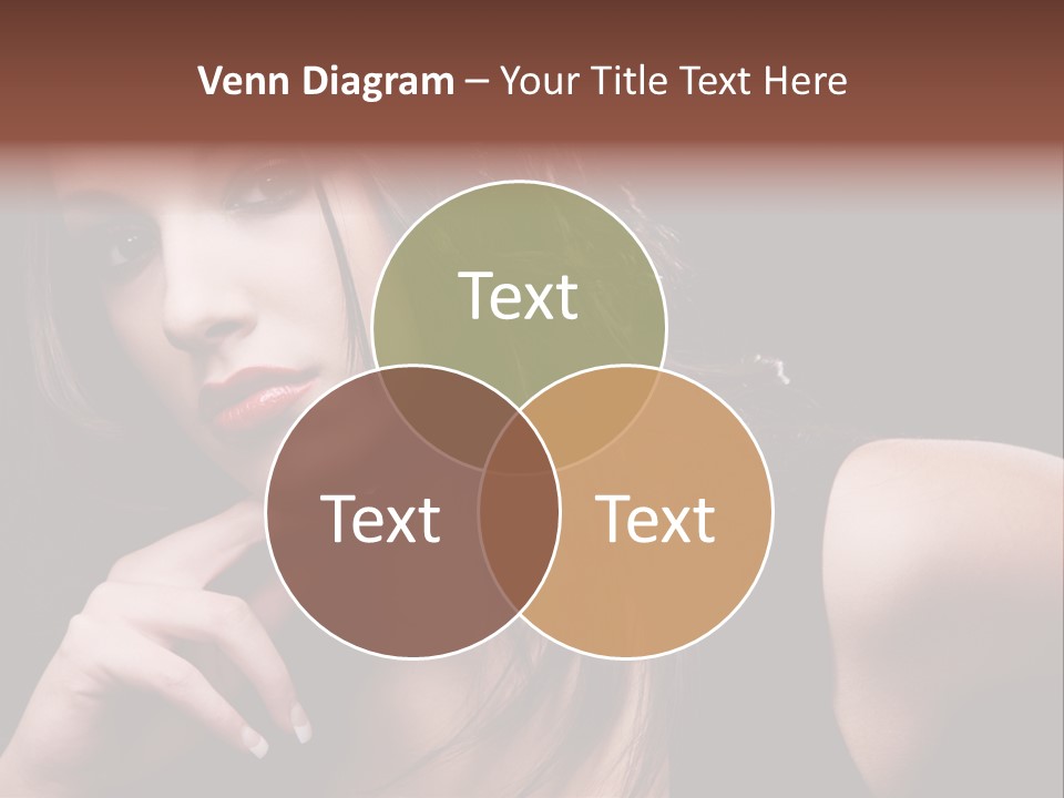 Curly White Cute PowerPoint Template