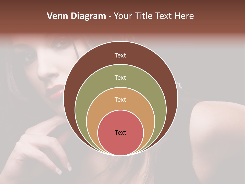 Curly White Cute PowerPoint Template