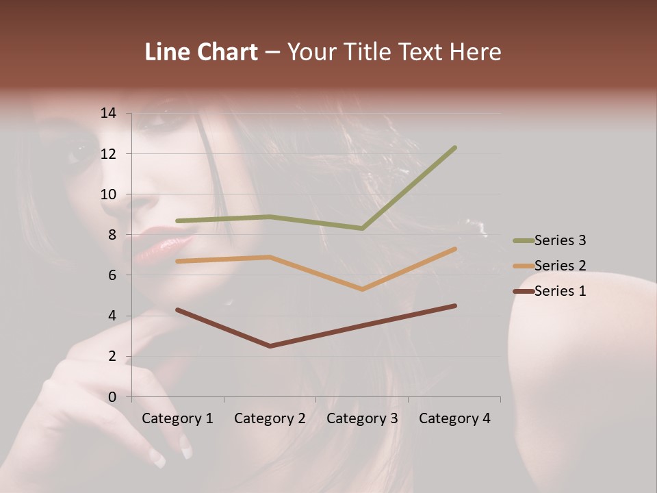 Curly White Cute PowerPoint Template