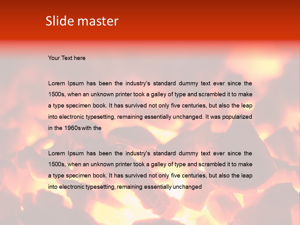Fire Hot Danger PowerPoint Template