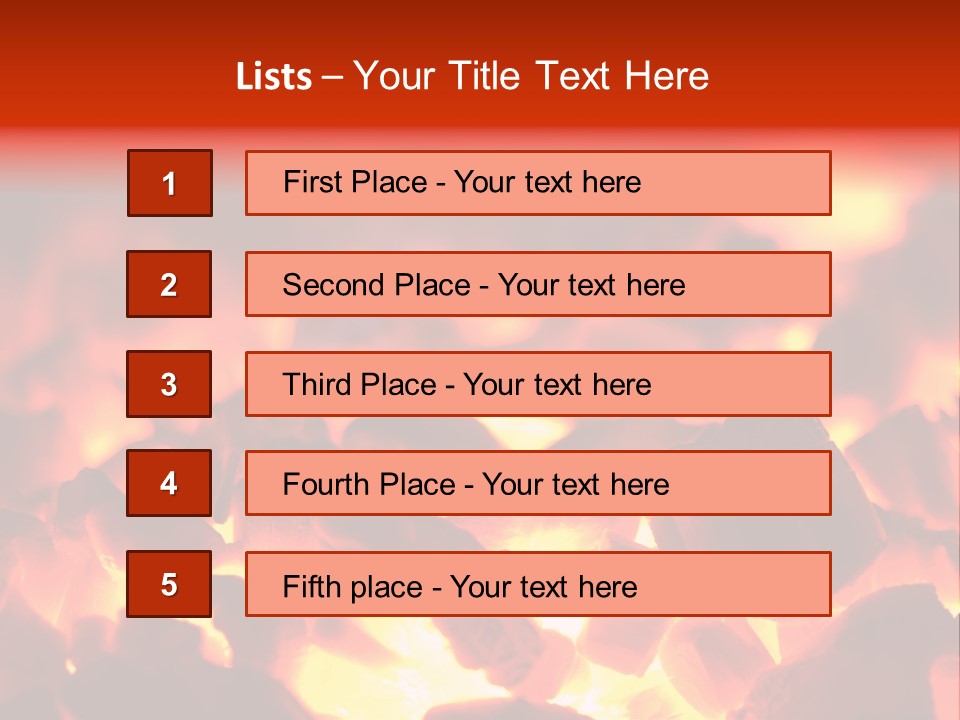Fire Hot Danger PowerPoint Template