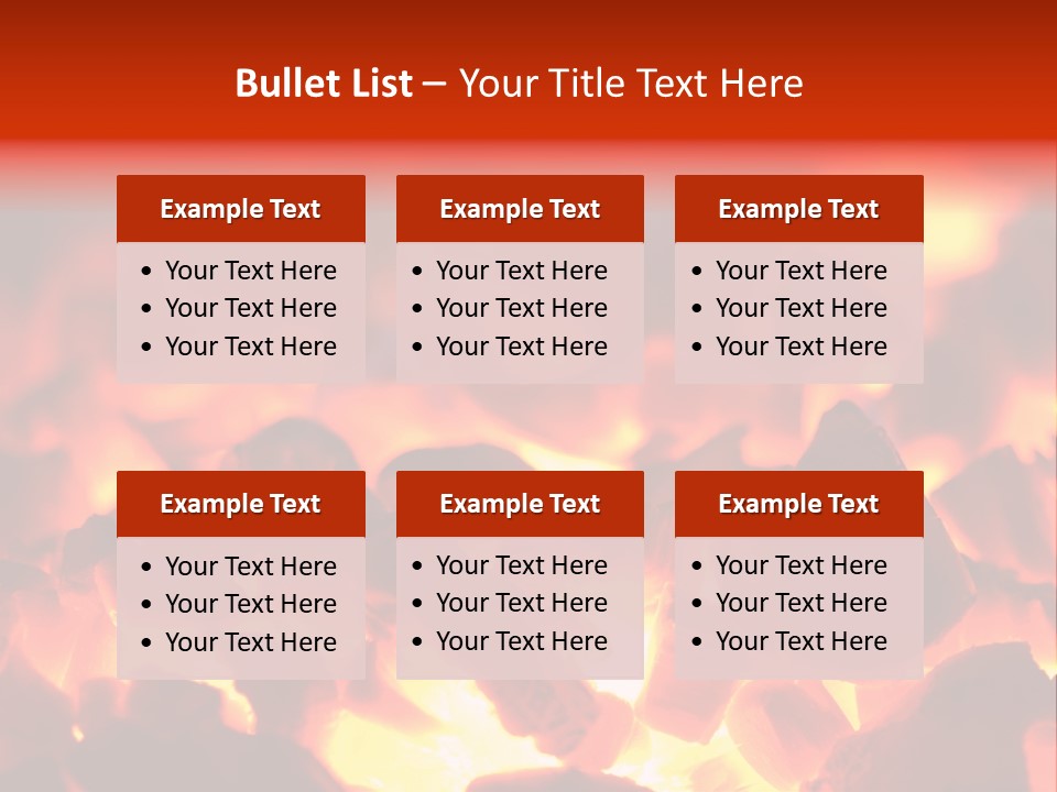 Fire Hot Danger PowerPoint Template