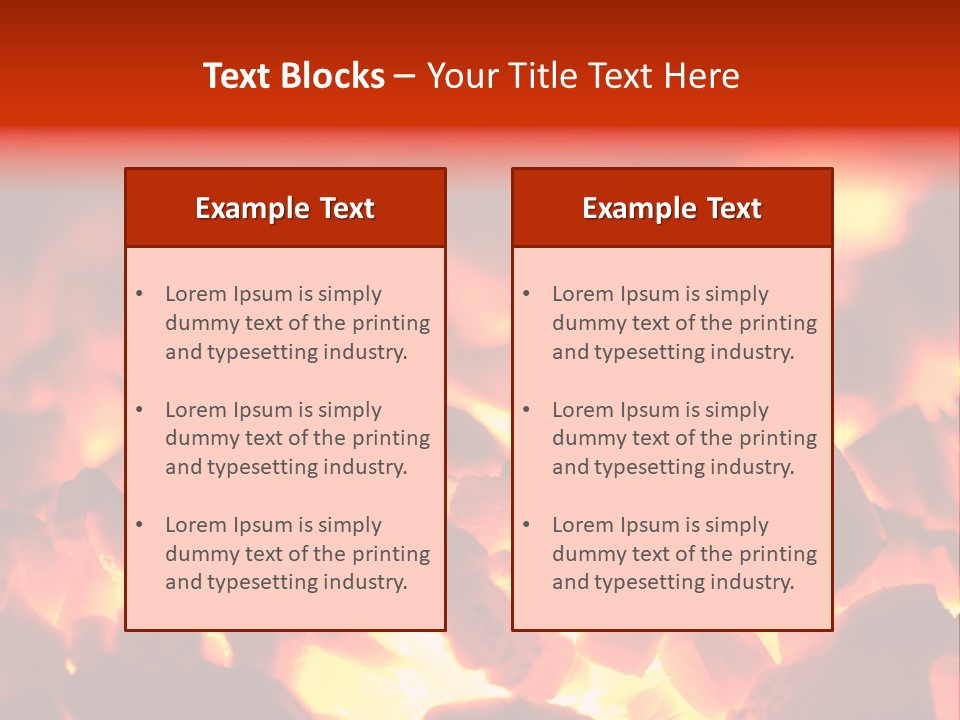 Fire Hot Danger PowerPoint Template