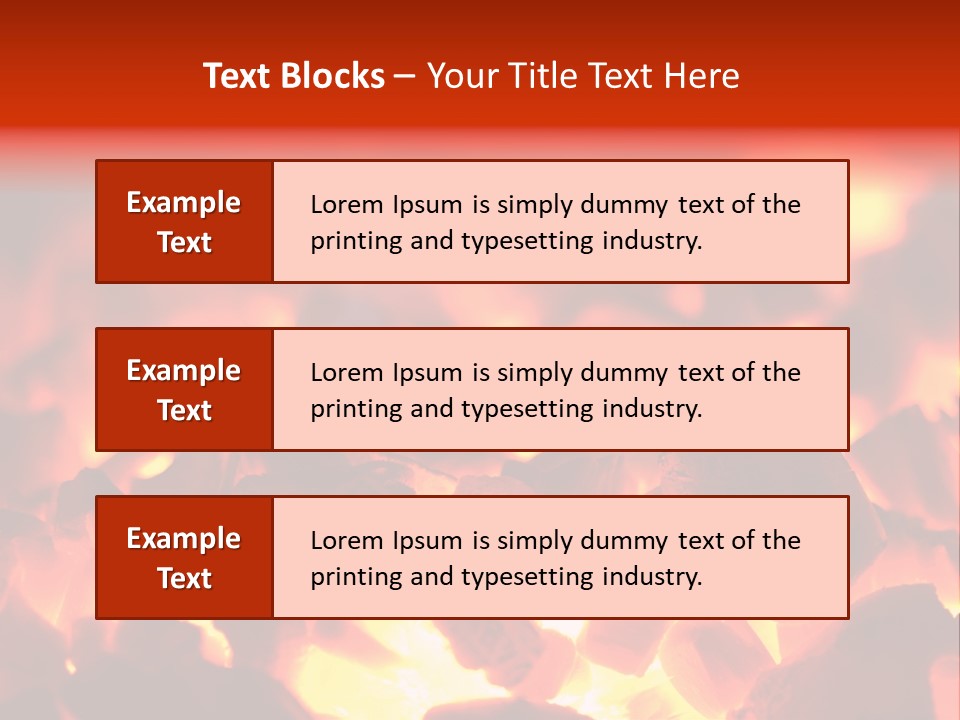 Fire Hot Danger PowerPoint Template
