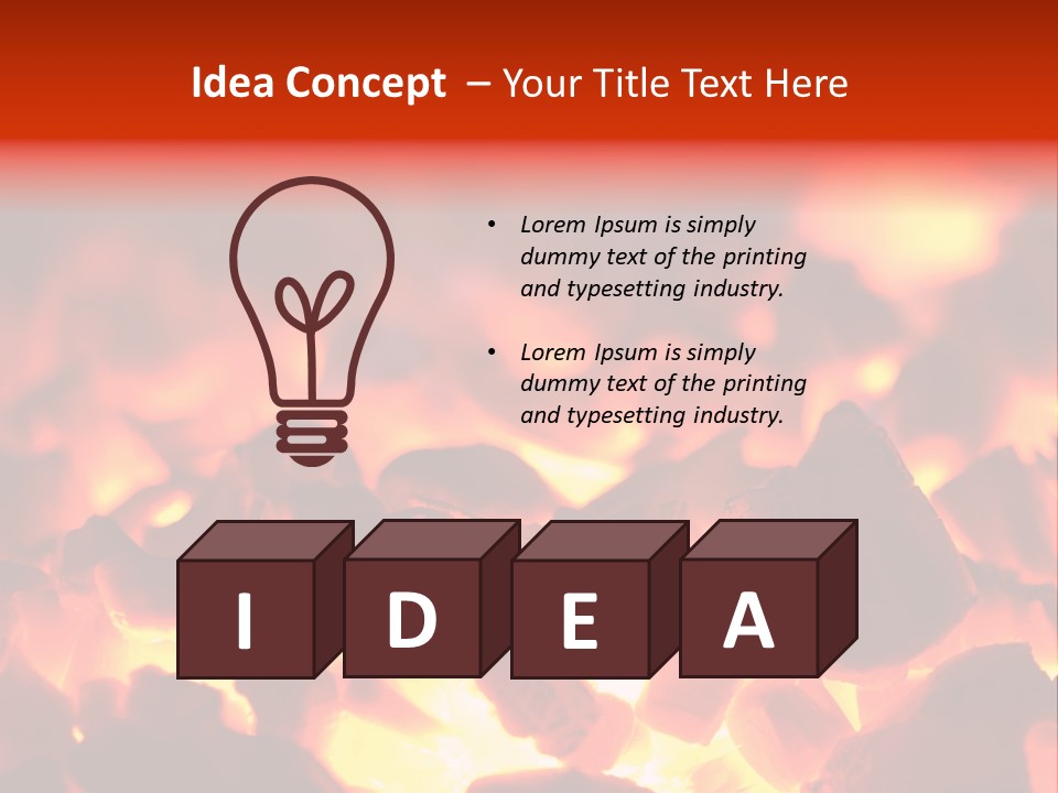 Fire Hot Danger PowerPoint Template