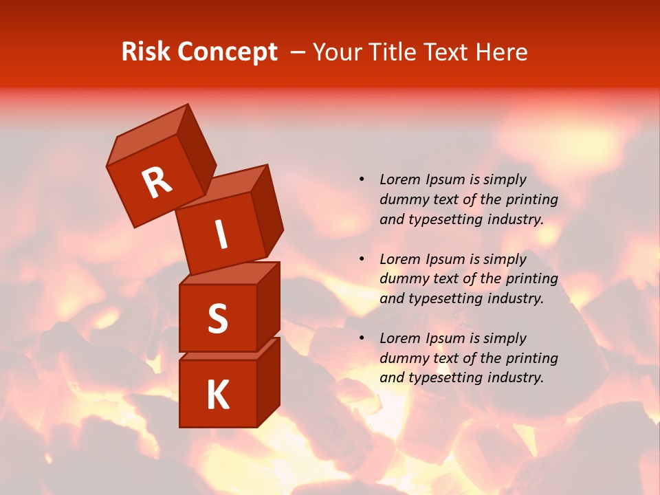 Fire Hot Danger PowerPoint Template