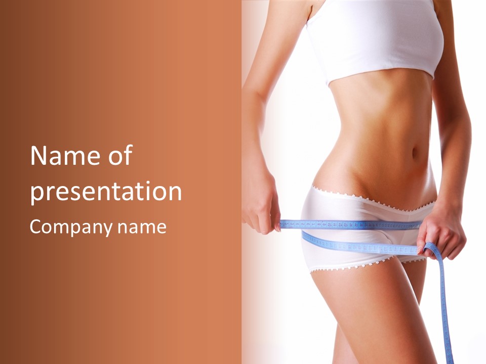 Body Thin Tape PowerPoint Template