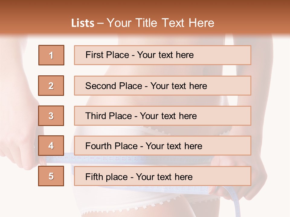 Body Thin Tape PowerPoint Template