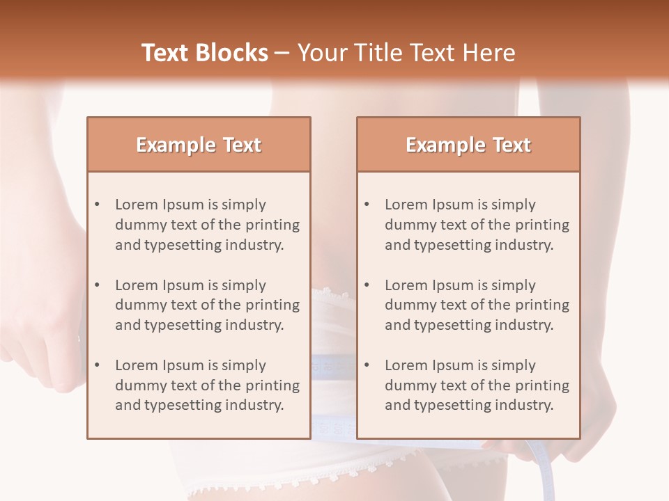 Body Thin Tape PowerPoint Template