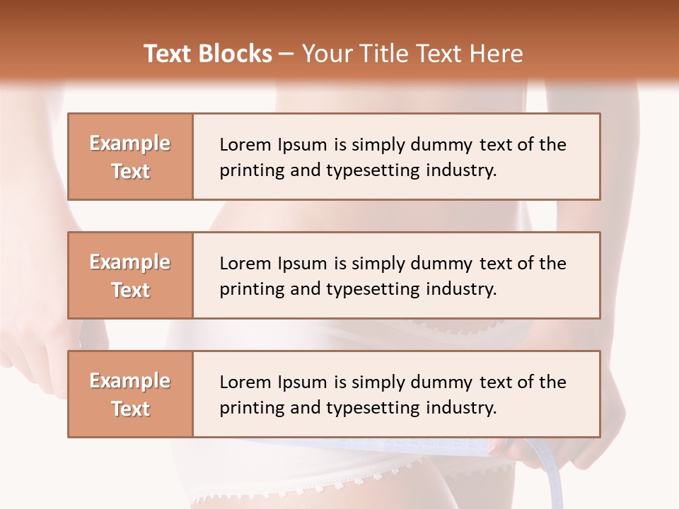Body Thin Tape PowerPoint Template