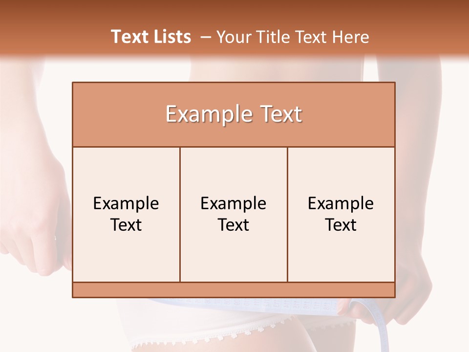 Body Thin Tape PowerPoint Template