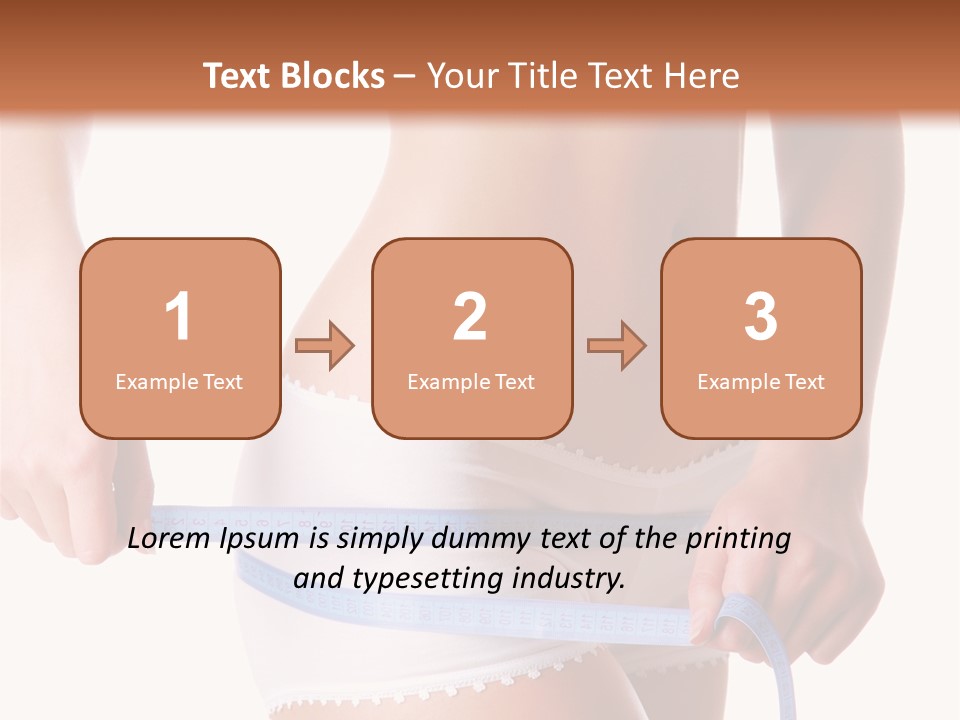 Body Thin Tape PowerPoint Template