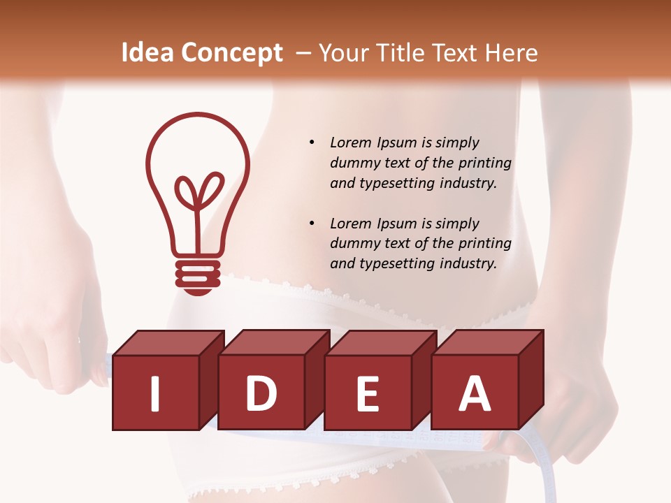Body Thin Tape PowerPoint Template