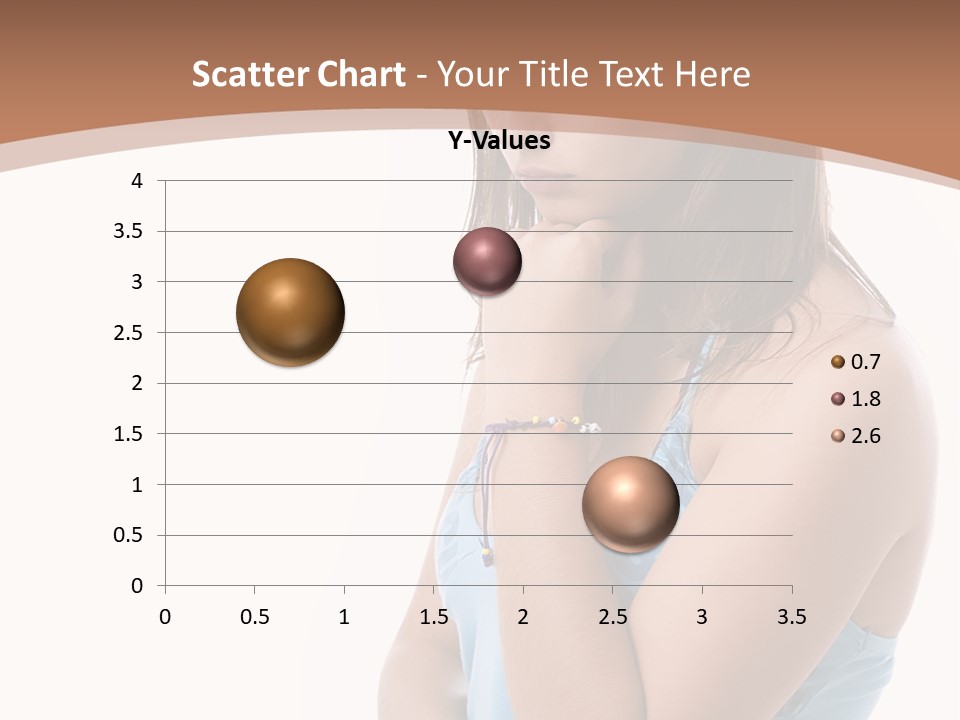 Portrait Sad Beauty PowerPoint Template