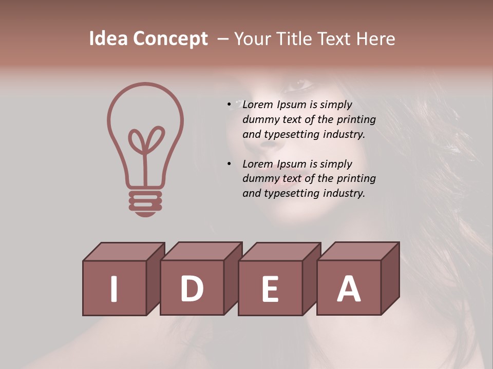 Dressing Material Decoration PowerPoint Template