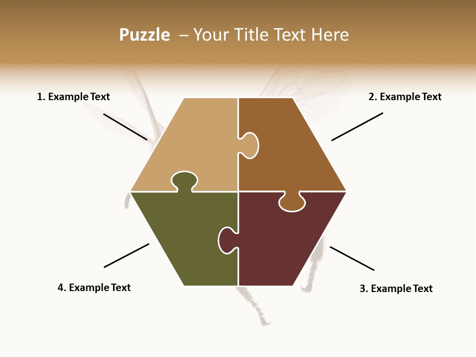 Wing Background Honey PowerPoint Template