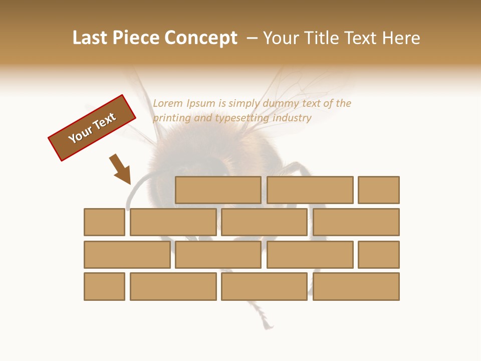 Wing Background Honey PowerPoint Template