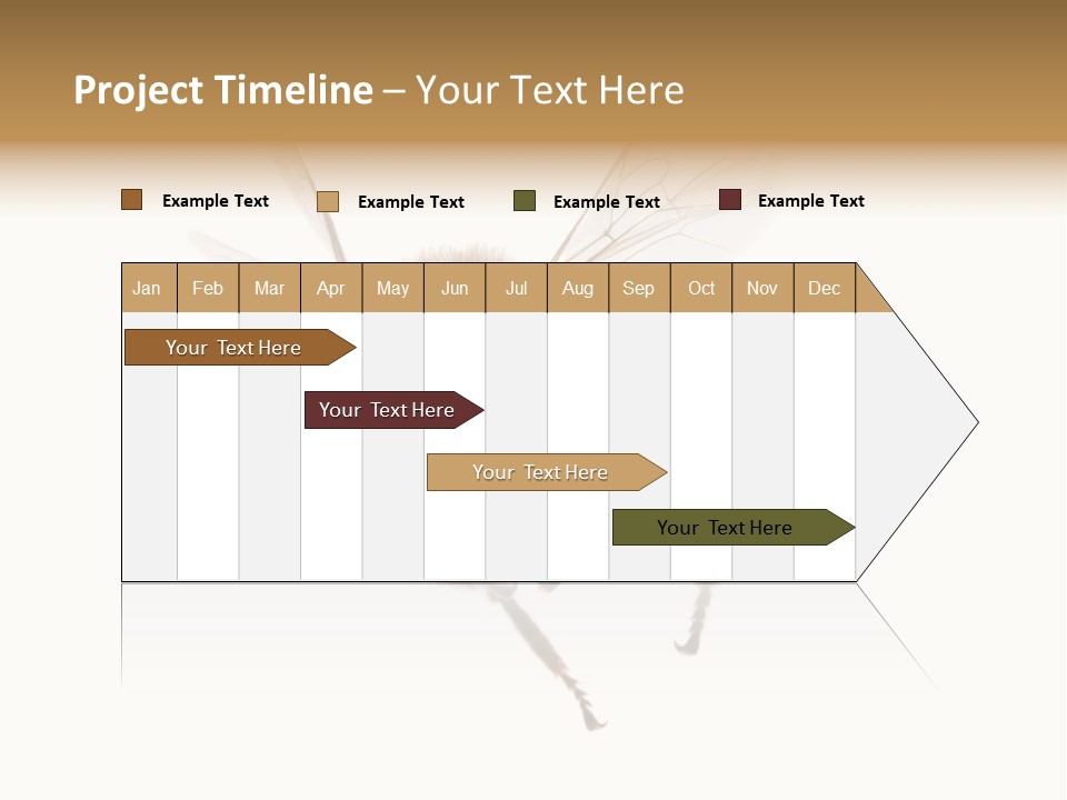 Wing Background Honey PowerPoint Template