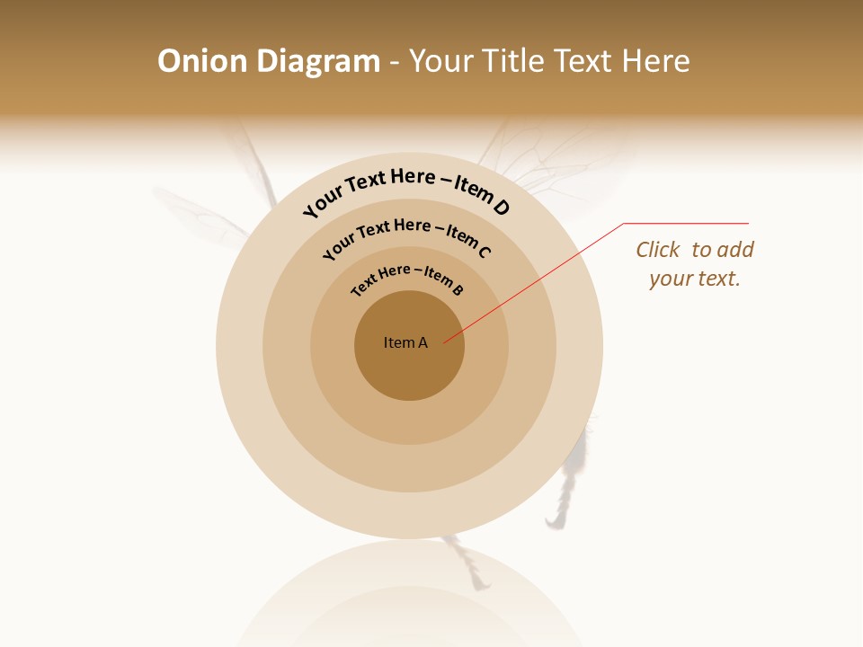 Wing Background Honey PowerPoint Template